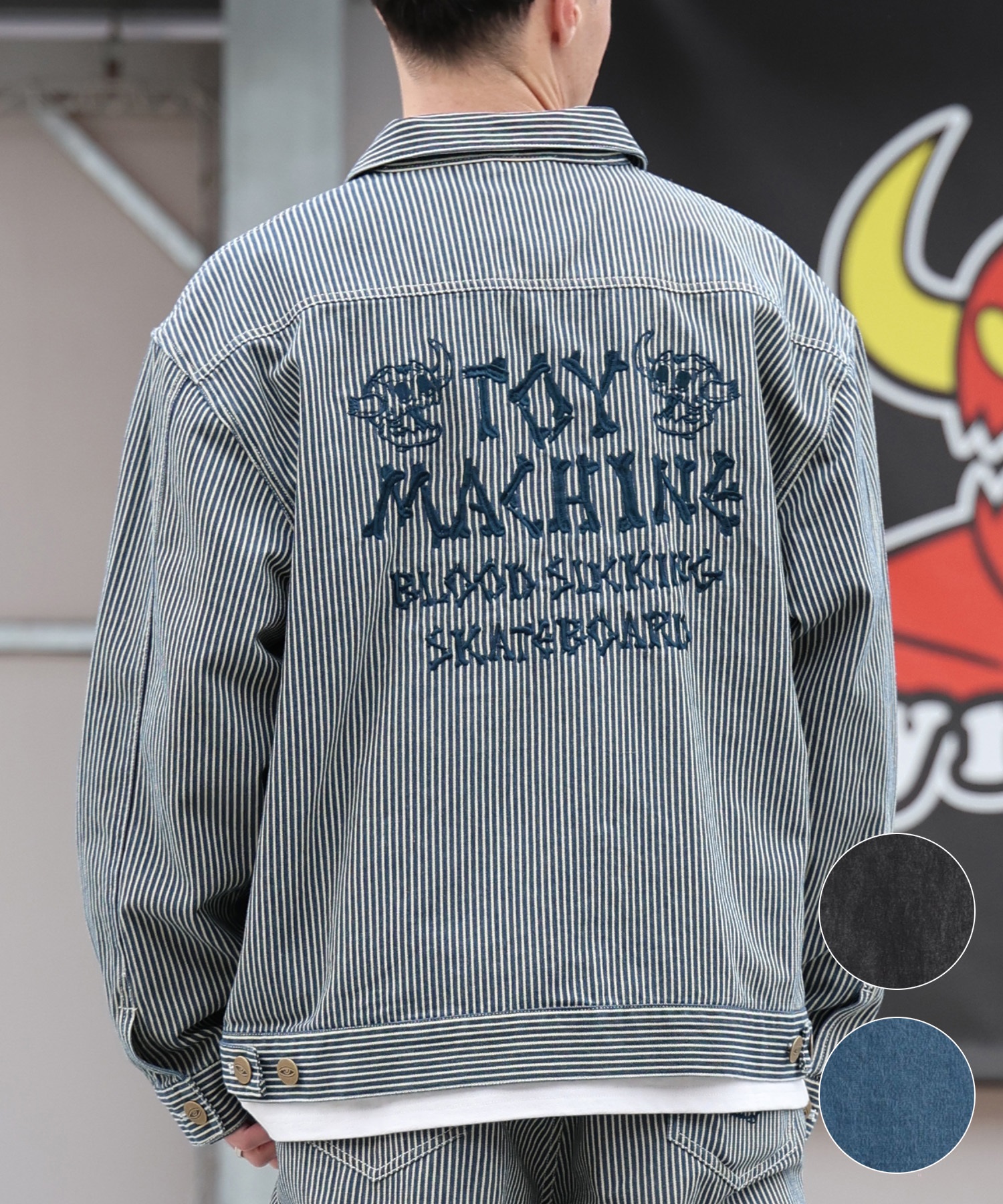 TOY MACHINE トイマシーン アウター メンズ デニム ジャケット