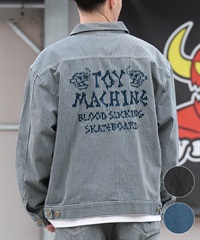 TOY MACHINE トイマシーン アウター メンズ デニム ジャケット MTMPGJK1(BLK-M)