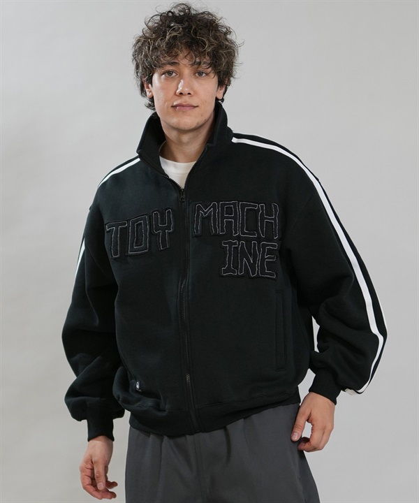 TOY MACHINE トイマシーン ジャージ トラックジャケット トレーナー スウェット メンズ ロゴ 裏起毛 SWEAT TRACK JACKET MTMFGSW10 ムラサキスポーツ限定