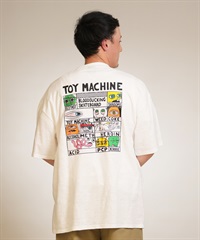TOY MACHINE トイマシーン 半袖 Tシャツ メンズ バックプリント