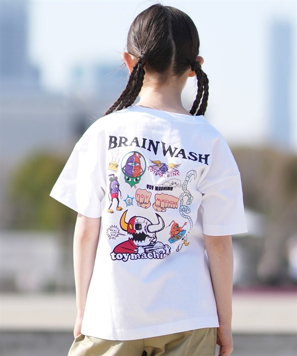 TOY MACHINE トイマシーン 半袖 Tシャツ キッズ ジュニア バックプリント 26MS402-42