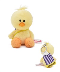 NICI ニキ キーホルダー キーリング ヒヨコ ムラサキスポーツショッパー 92301(Chick-ONE)