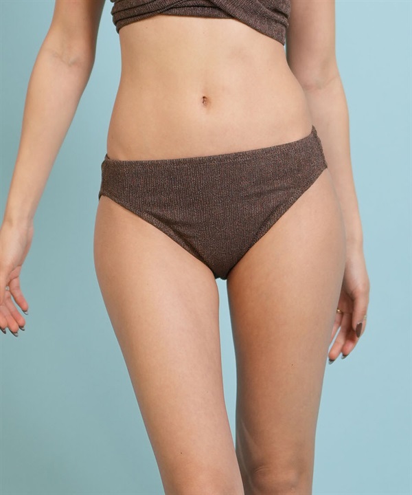 Beach Queen ビーチクイーン 水着 単品 ビキニショーツ レディース 楊柳リブショーツ 413851 ムラサキスポーツ限定