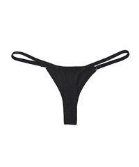 Beach Queen ビーチクイーン 水着 単品 ビキニショーツ レディース Tバック 413980 ムラサキスポーツ限定(BLK-FREE)