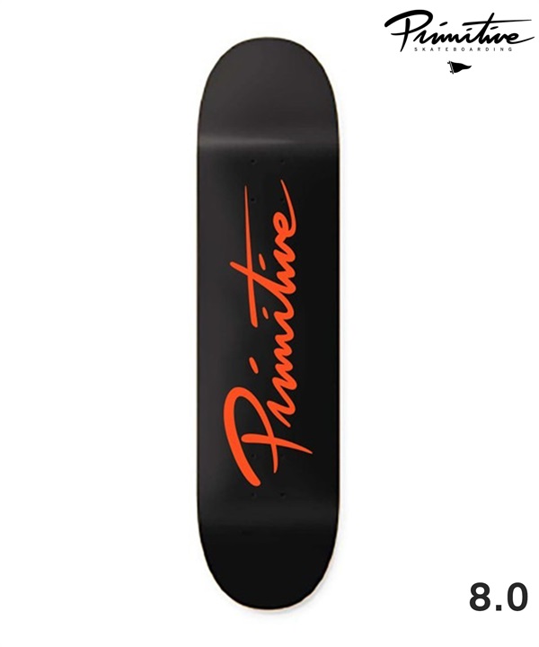 PRIMITIVE プリミティブ スケートボード デッキ 8.0inch NUEVO SCRIPT CORE おすすめ 初心者