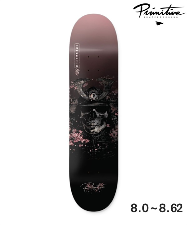 PRIMITIVE プリミティブ スケートボード デッキ 8.0inch,8.62inch YAMASHITA RONIN 初心者 おすすめ