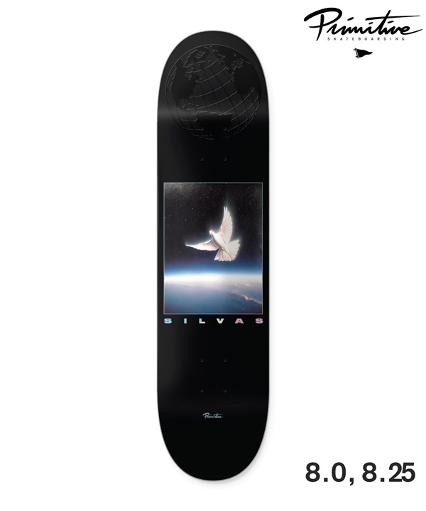 PRIMITIVE プリミティブ スケートボード デッキ 8.0inch 8.25inch SILVAS ABOVE 初心者 おすすめ