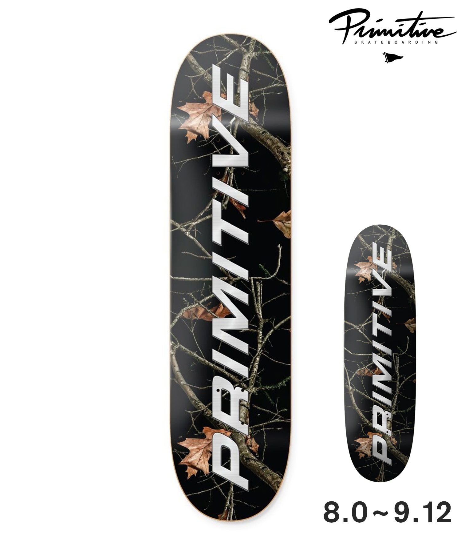 PRIMITIVE プリミティブ スケートボード デッキ 8.0inch~9.12inch