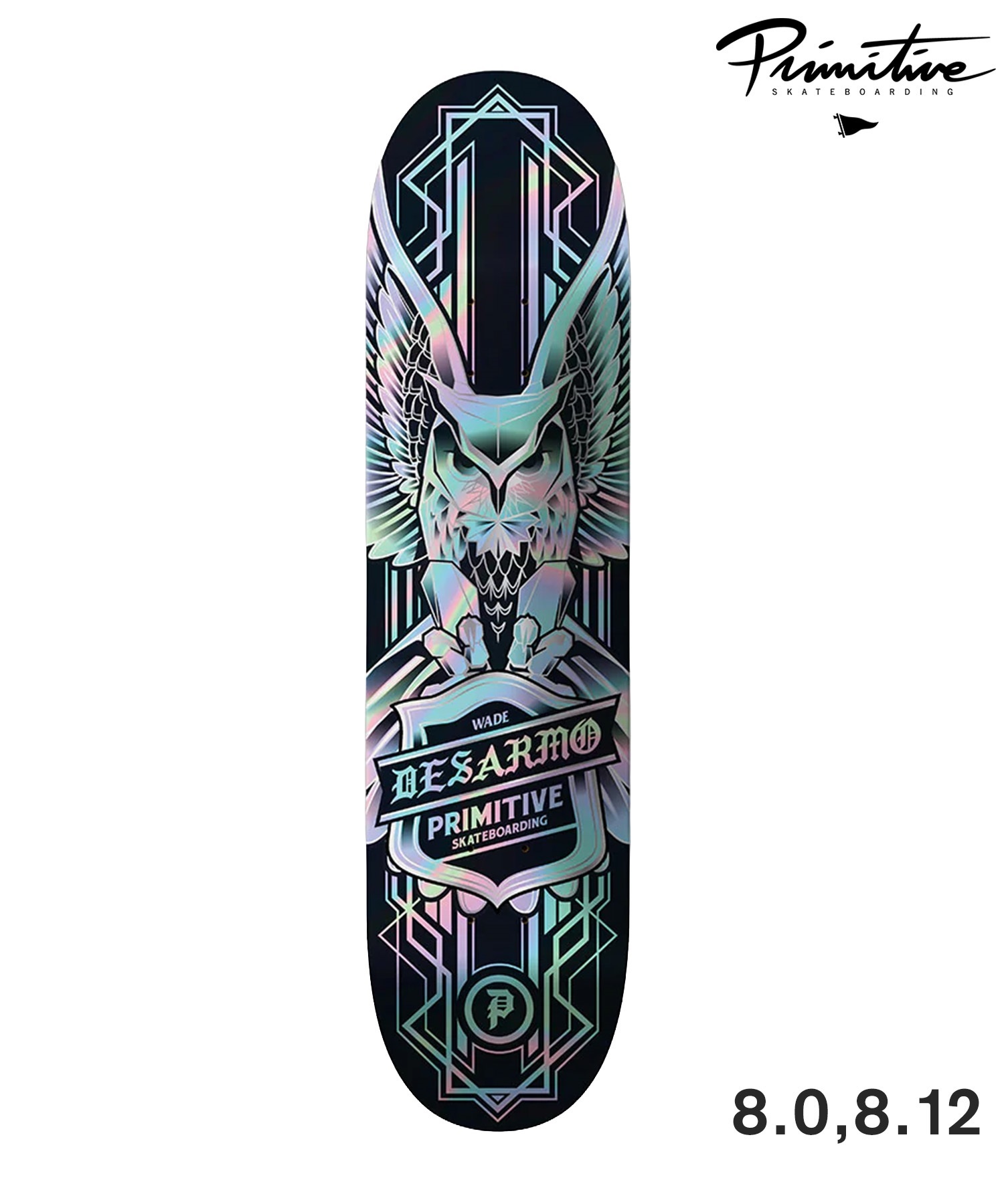 PRIMITIVE プリミティブ SPECTRA FOIL PRO スケートボード デッキ 7.75