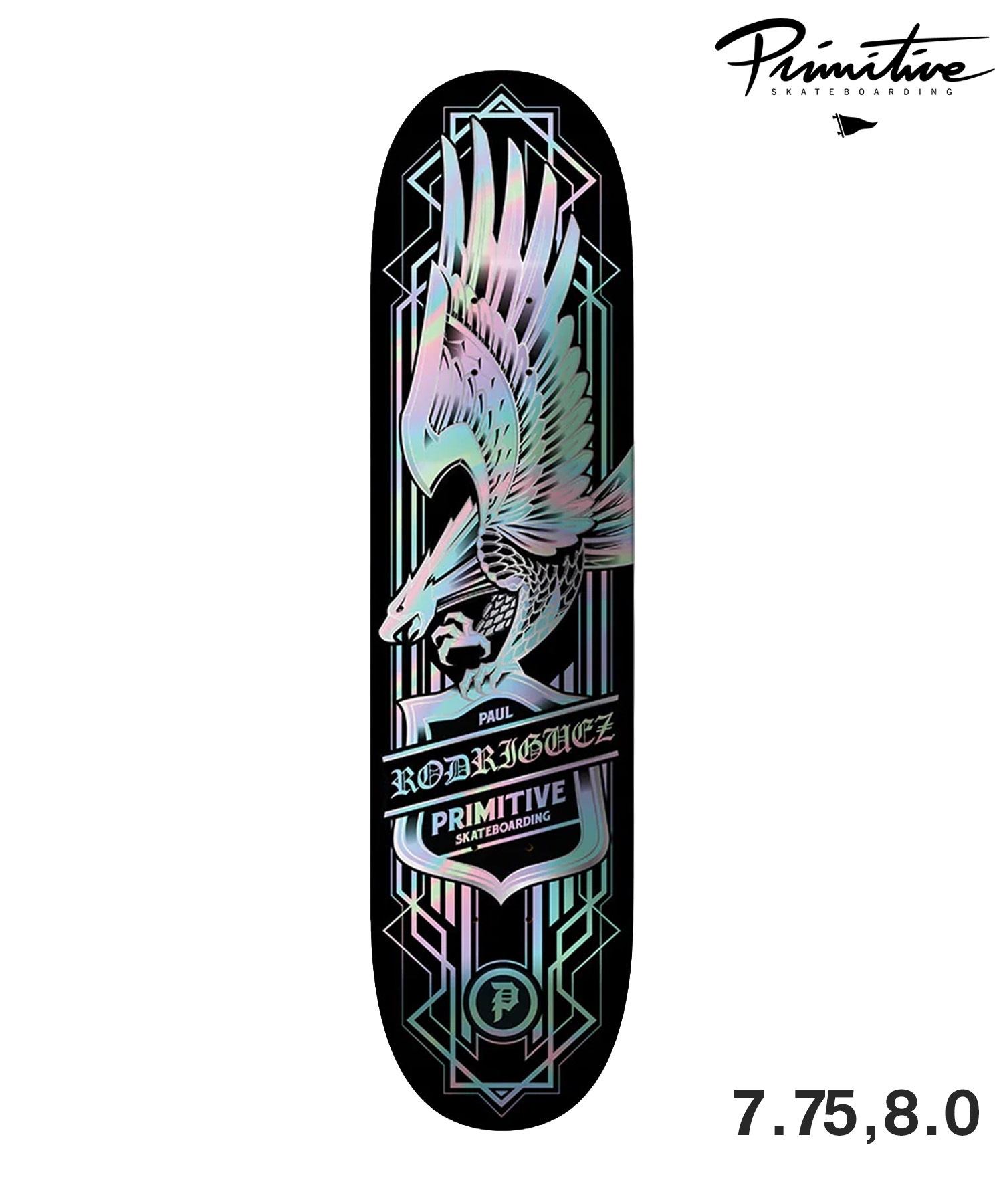 PRIMITIVE プリミティブ SPECTRA FOIL PRO スケートボード デッキ 7.75