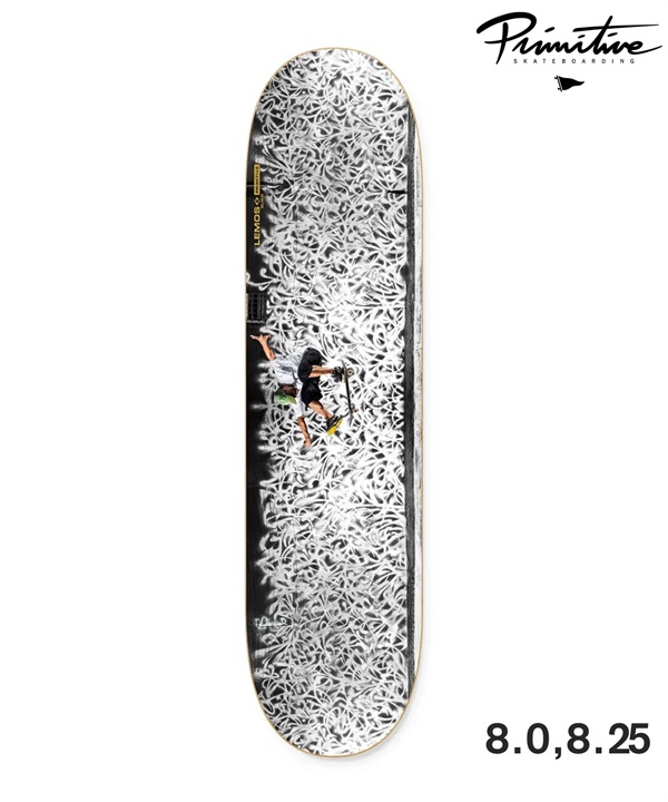 PRIMITIVE プリミティブ LEMOS SLIKS WALL スケートボード デッキ 8 8.25 インチ おすすめ 人気
