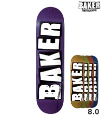 BAKER 8.0*31.5デッキ+MOB無地黒 BAKER ベーカー BRAND LOGO VENEERS スケートボード デッキ 8.0 インチ