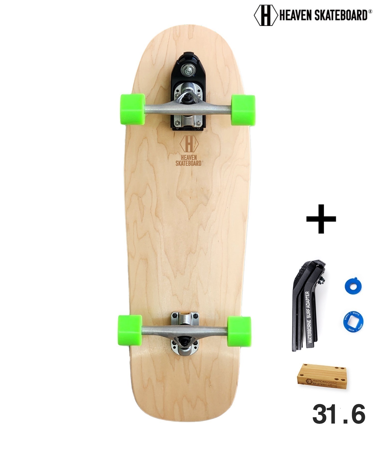 HEAVEN ヘブン ASPEN 2.0 WATERBOURNE ロング スケートボード ロンスケ