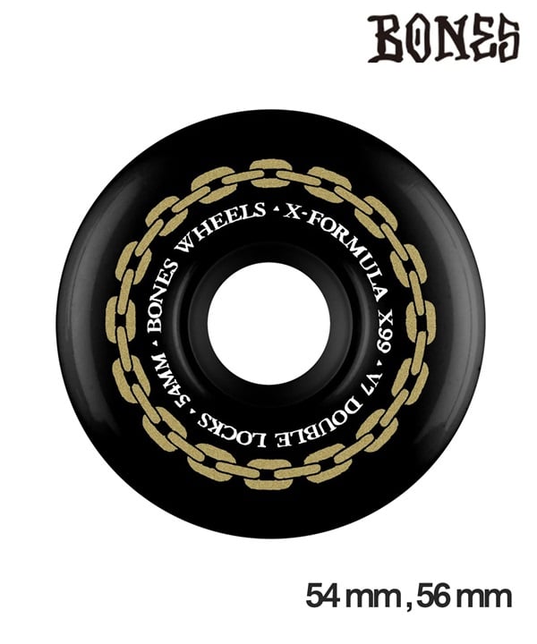 BONES ボーンズ X FORMULA DOUBLE LOCKS V7 99A スケートボード ウィール 54mm 56mm