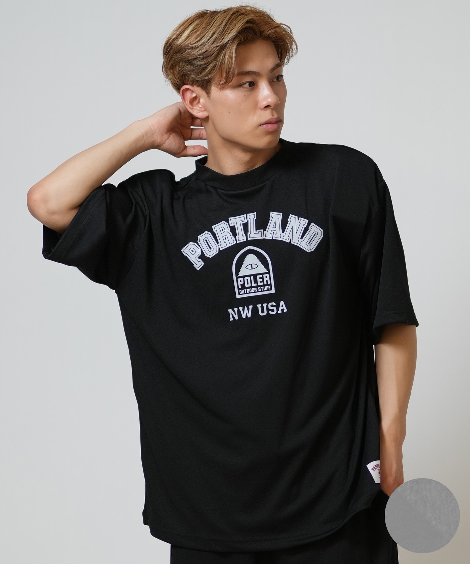 POLER ポーラー 半袖 Tシャツ メンズ 水陸両用 QUICK DRY MESH TEE