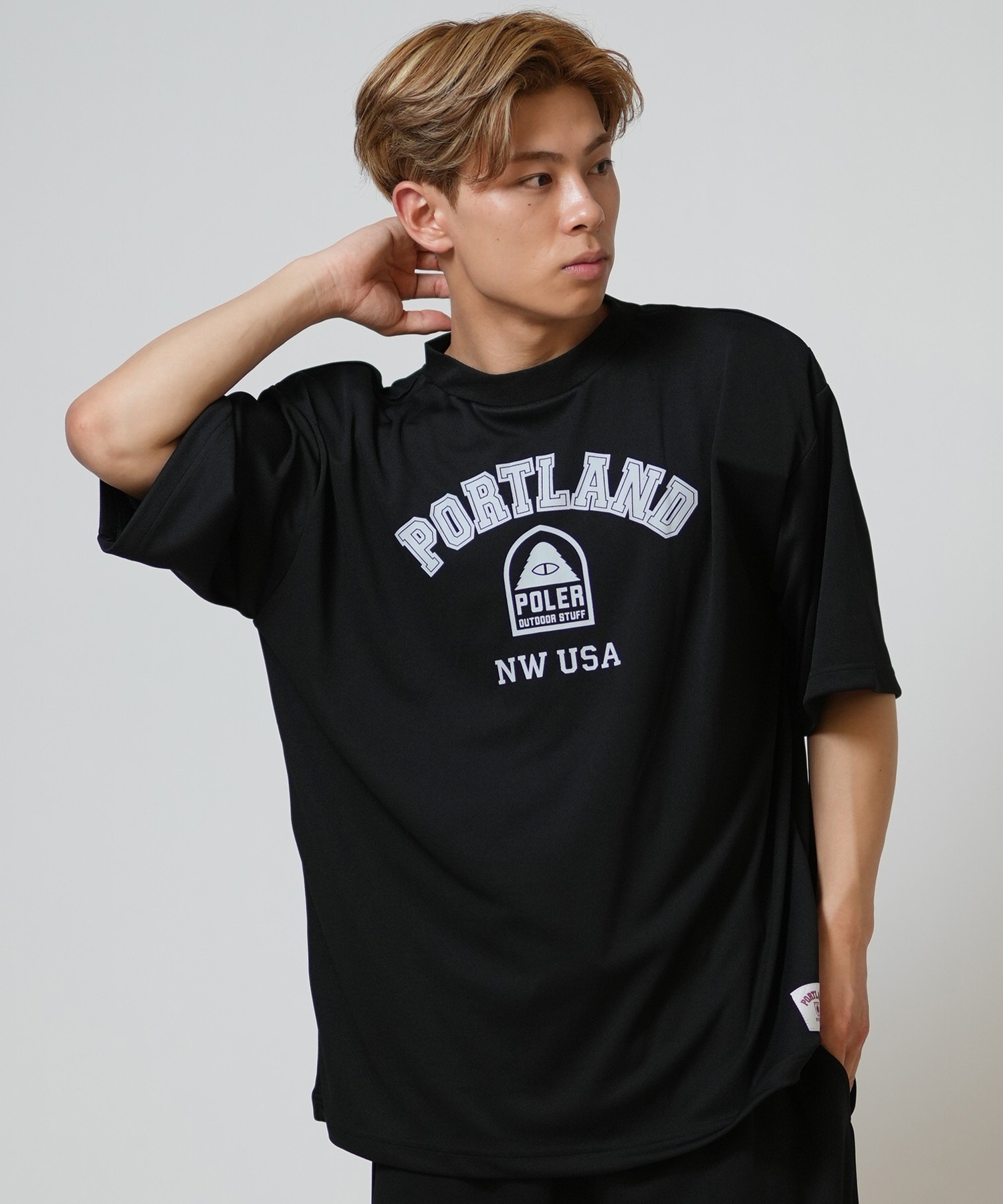 POLER ポーラー 半袖 Tシャツ メンズ 水陸両用 QUICK DRY MESH TEE