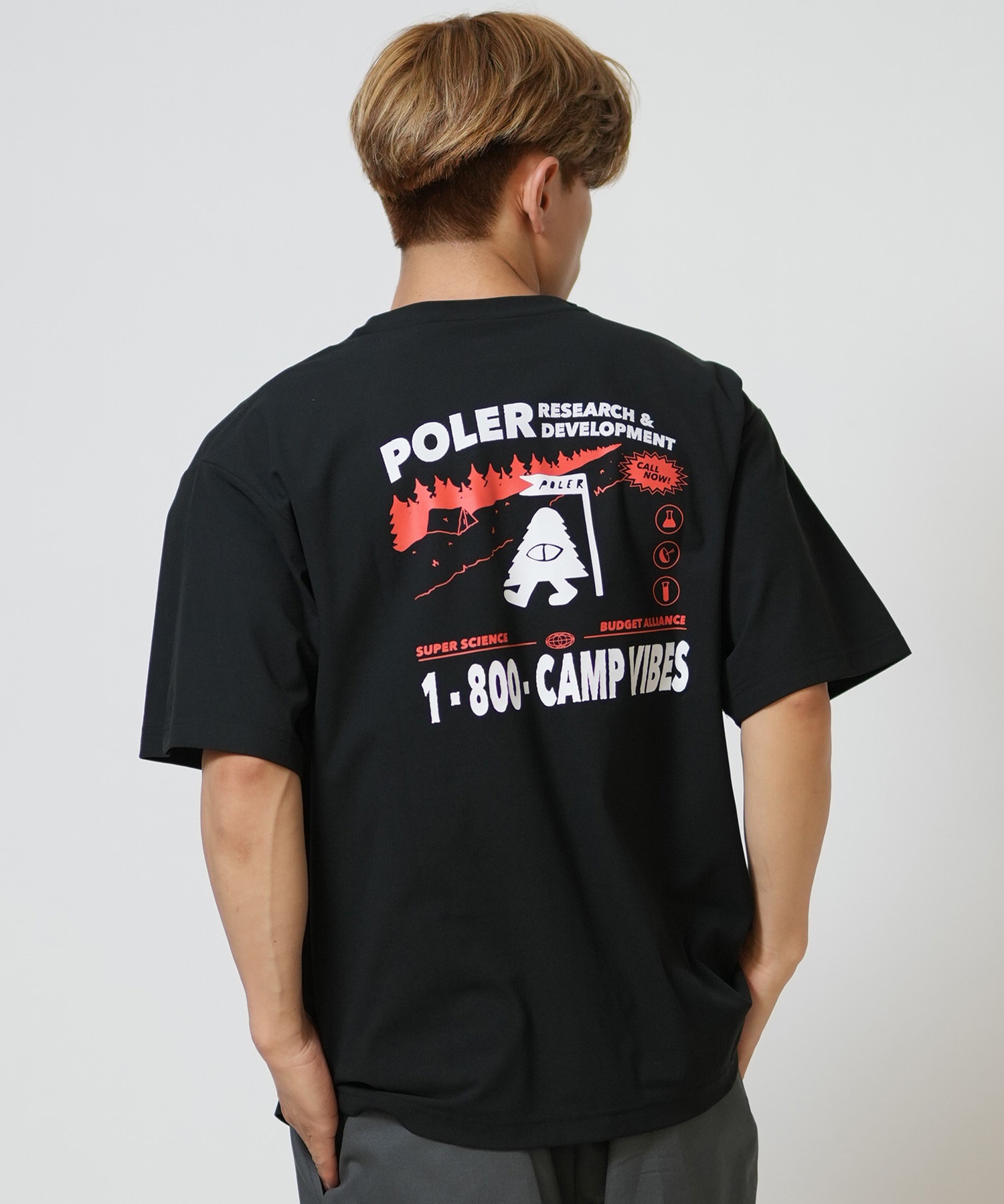 POLER ポーラー 半袖 Tシャツ メンズ UVカット 吸水速乾 耐塩素 SURF