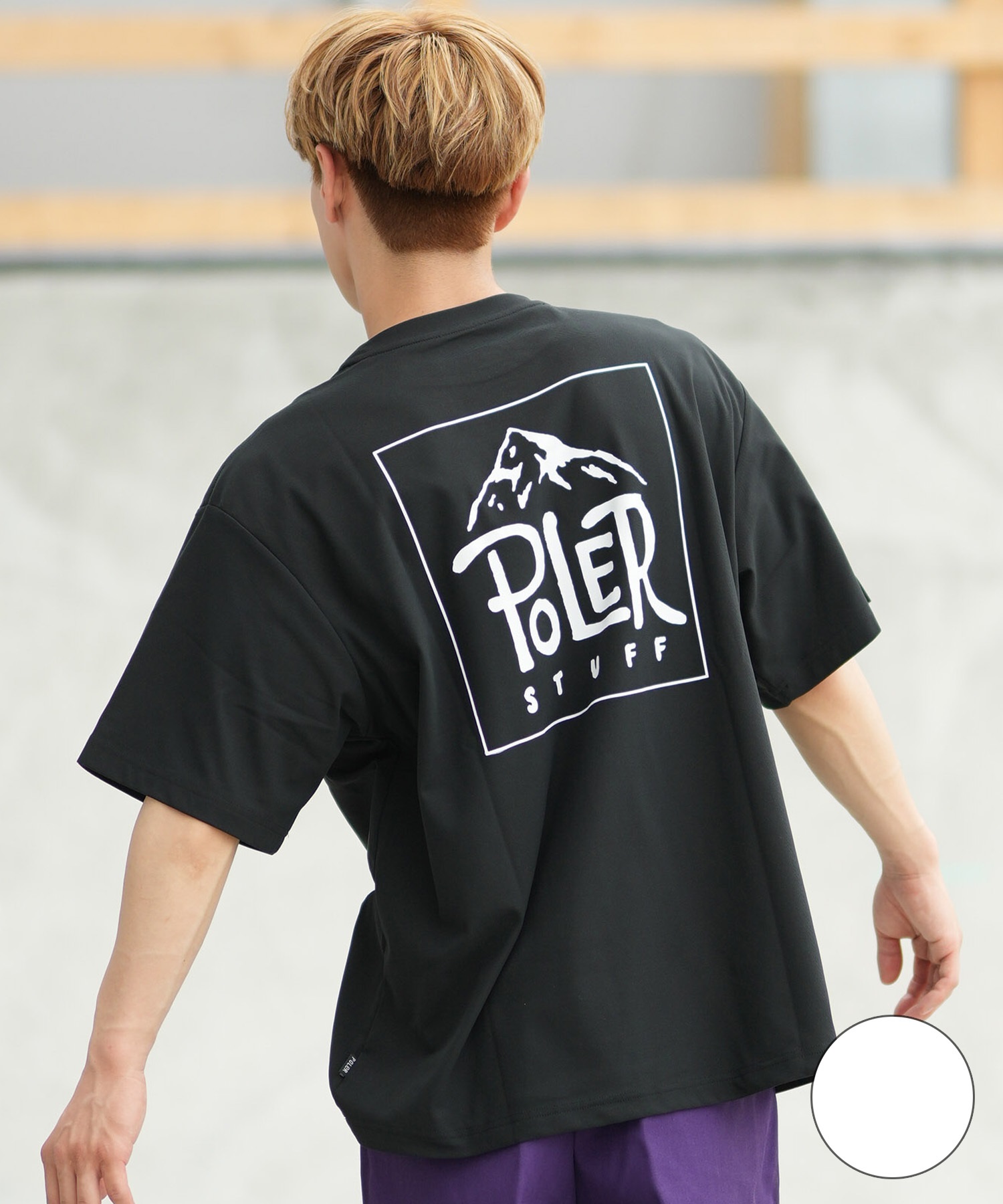 POLER ポーラー 半袖 Tシャツ メンズ UVカット 吸水速乾 耐塩素 SURF