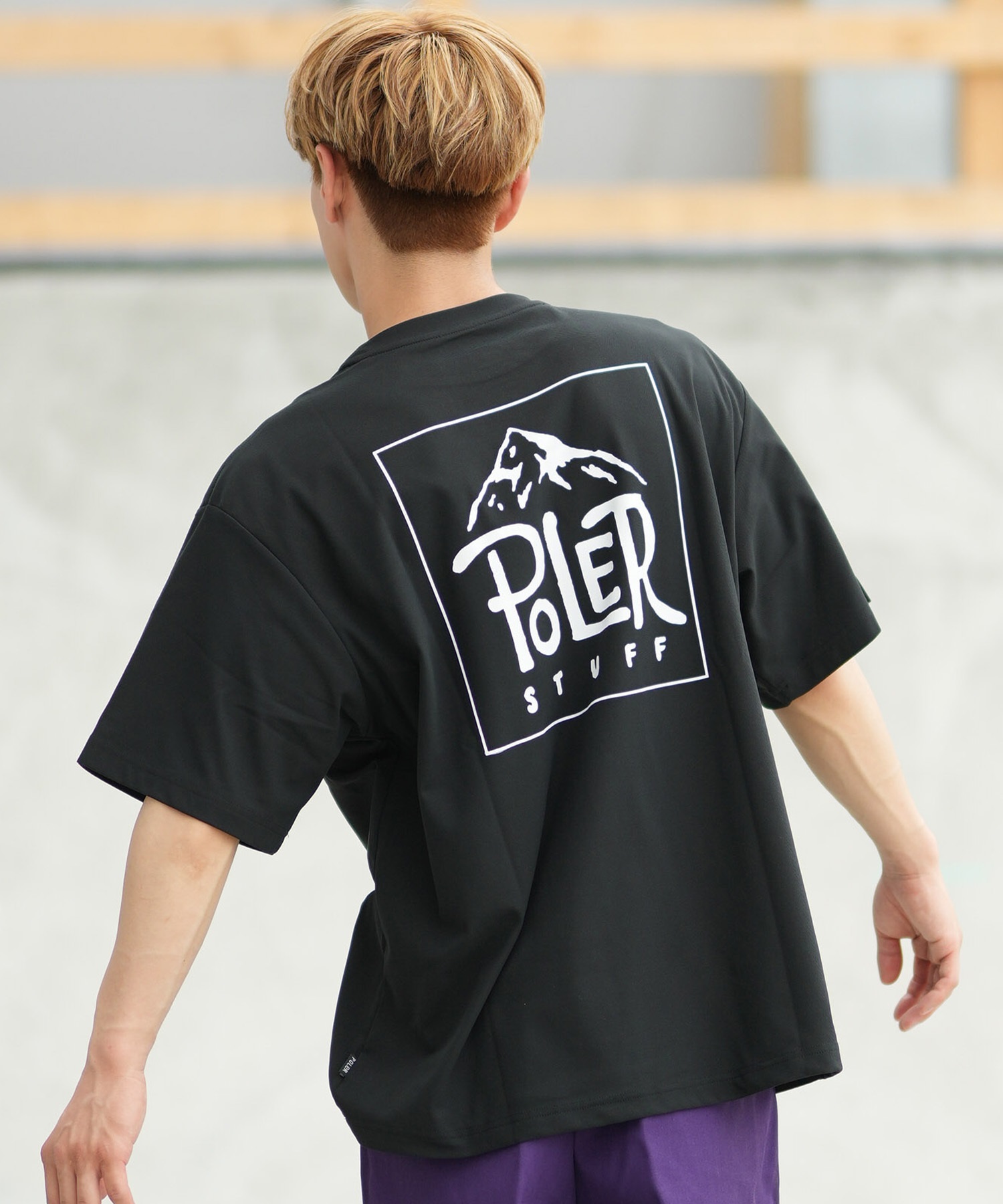 POLER ポーラー 半袖 Tシャツ メンズ UVカット 吸水速乾 耐塩素 SURF
