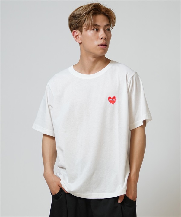 POLER ポーラー 半袖 Tシャツ メンズ FURRY HEART TEE 269MCV0028 ムラサキスポーツ限定