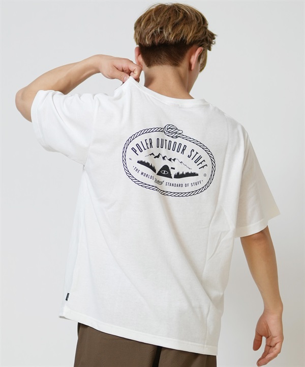 POLER ポーラー 半袖 Tシャツ メンズ LASSO TEE FUZZY STUFF TEE 269MCV0030 ムラサキスポーツ限定