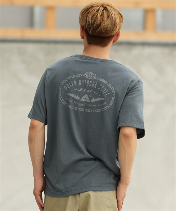 POLER ポーラー 半袖 Tシャツ メンズ LASSO TEE FUZZY STUFF TEE 269MCV0030 ムラサキスポーツ限定