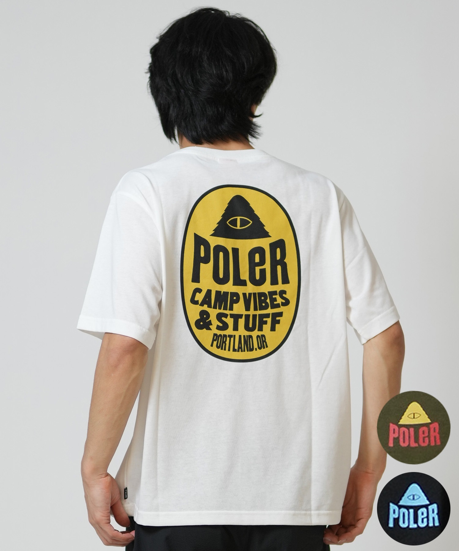 POLER ポーラー 半袖 Tシャツ メンズ 269MCV0031 ムラサキスポーツ限定