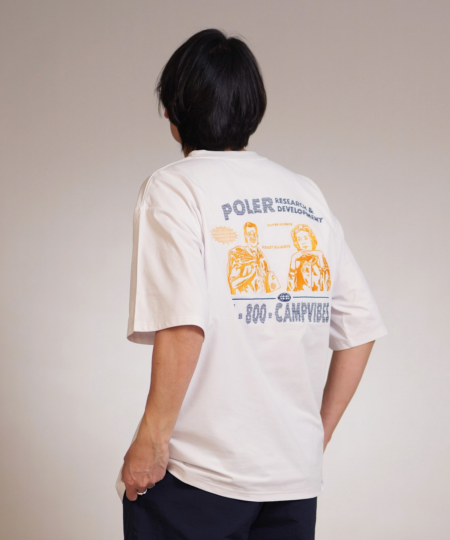 POLER ポーラー 半袖 Tシャツ メンズ 水陸両用 RND EMB DRY SURF TEE POLER ポーラー 半袖 Tシャツ メンズ 水陸両用 RND EMB DRY SURF TEE