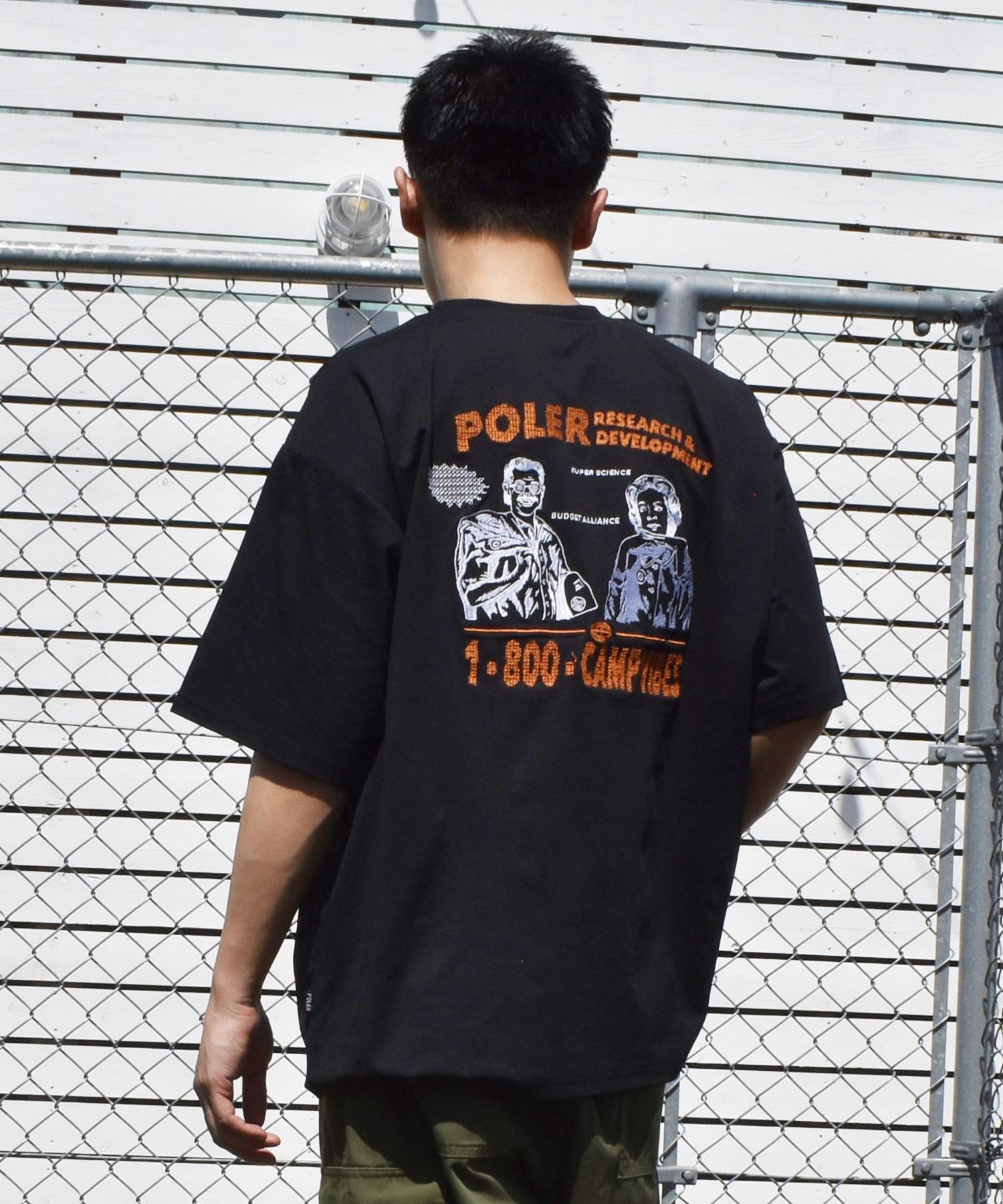 POLER ポーラー 半袖 Tシャツ メンズ 水陸両用 RND EMB DRY SURF TEE