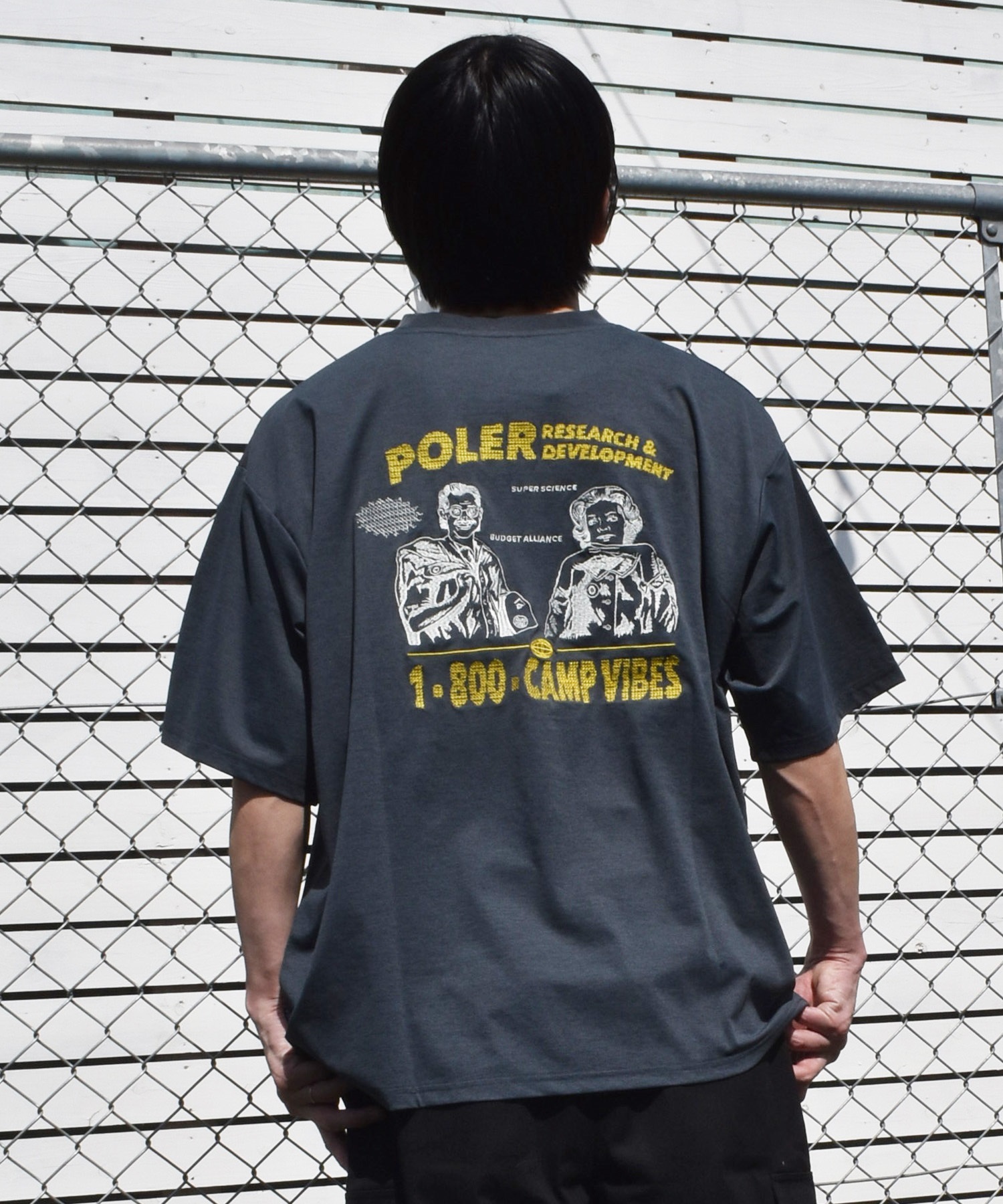 POLER ポーラー 半袖 Tシャツ メンズ 水陸両用 RND EMB DRY SURF TEE