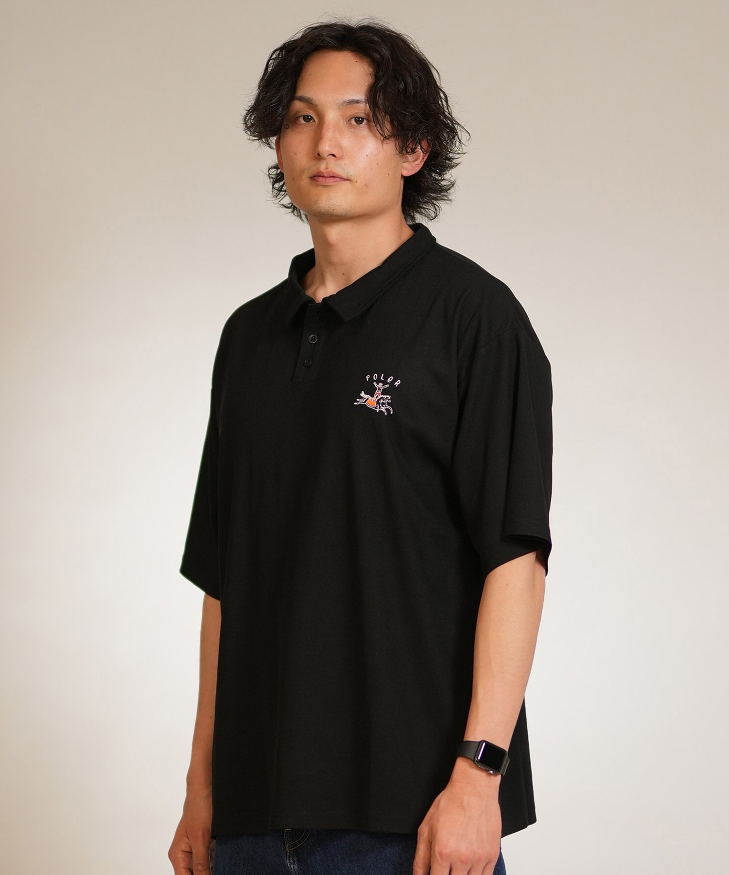 POLER ポーラー ポロシャツ メンズ 吸水速乾 HORSE RLX FIT D POLO