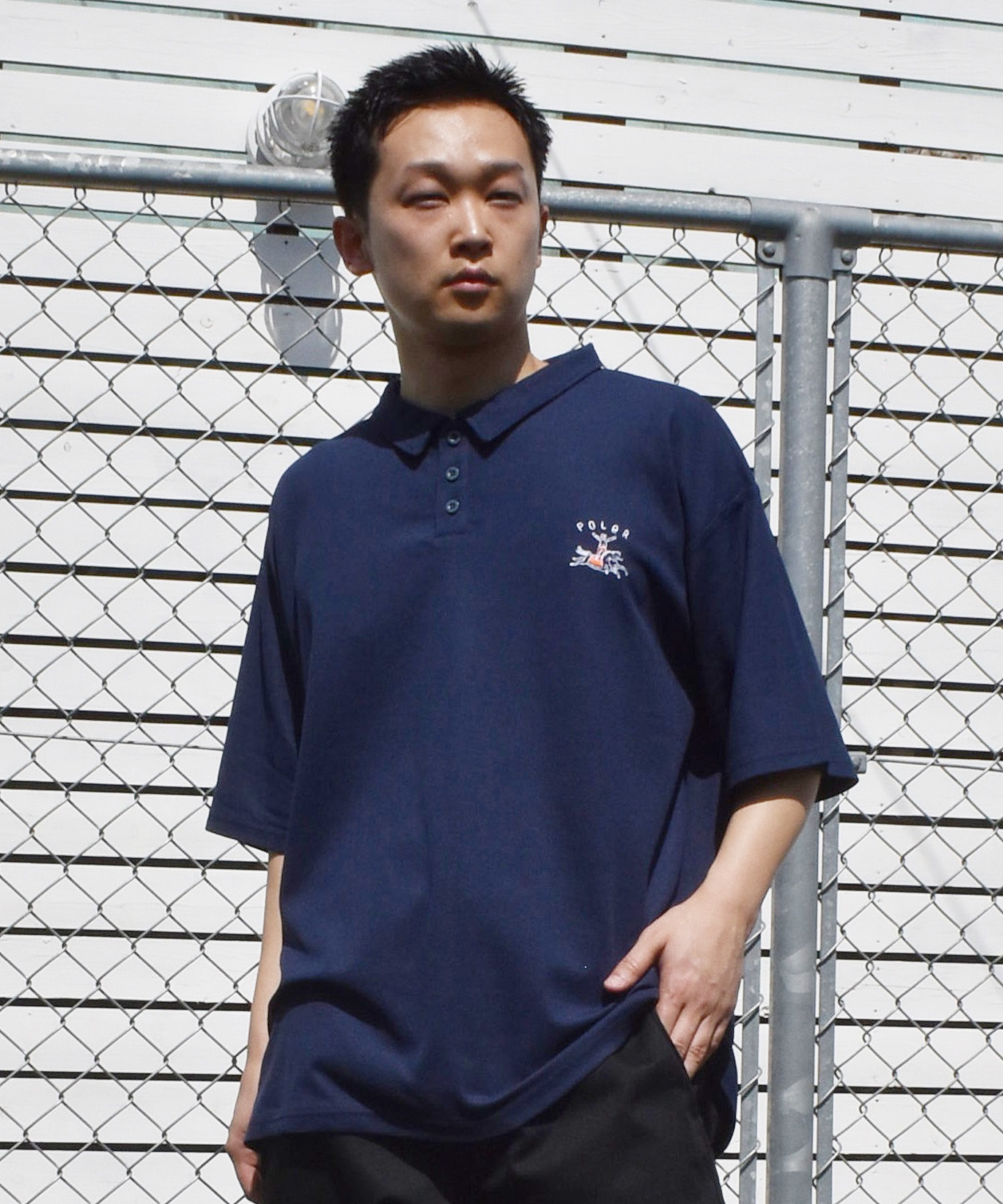 POLER ポーラー ポロシャツ メンズ 吸水速乾 HORSE RLX FIT D POLO
