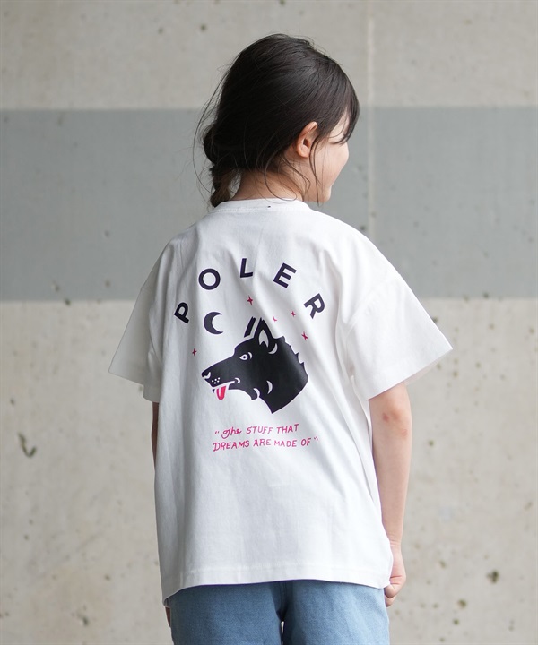 POLER ポーラー 半袖 Tシャツ キッズ ジュニア 子供 KIDS WOLF TEE 269MCV0015