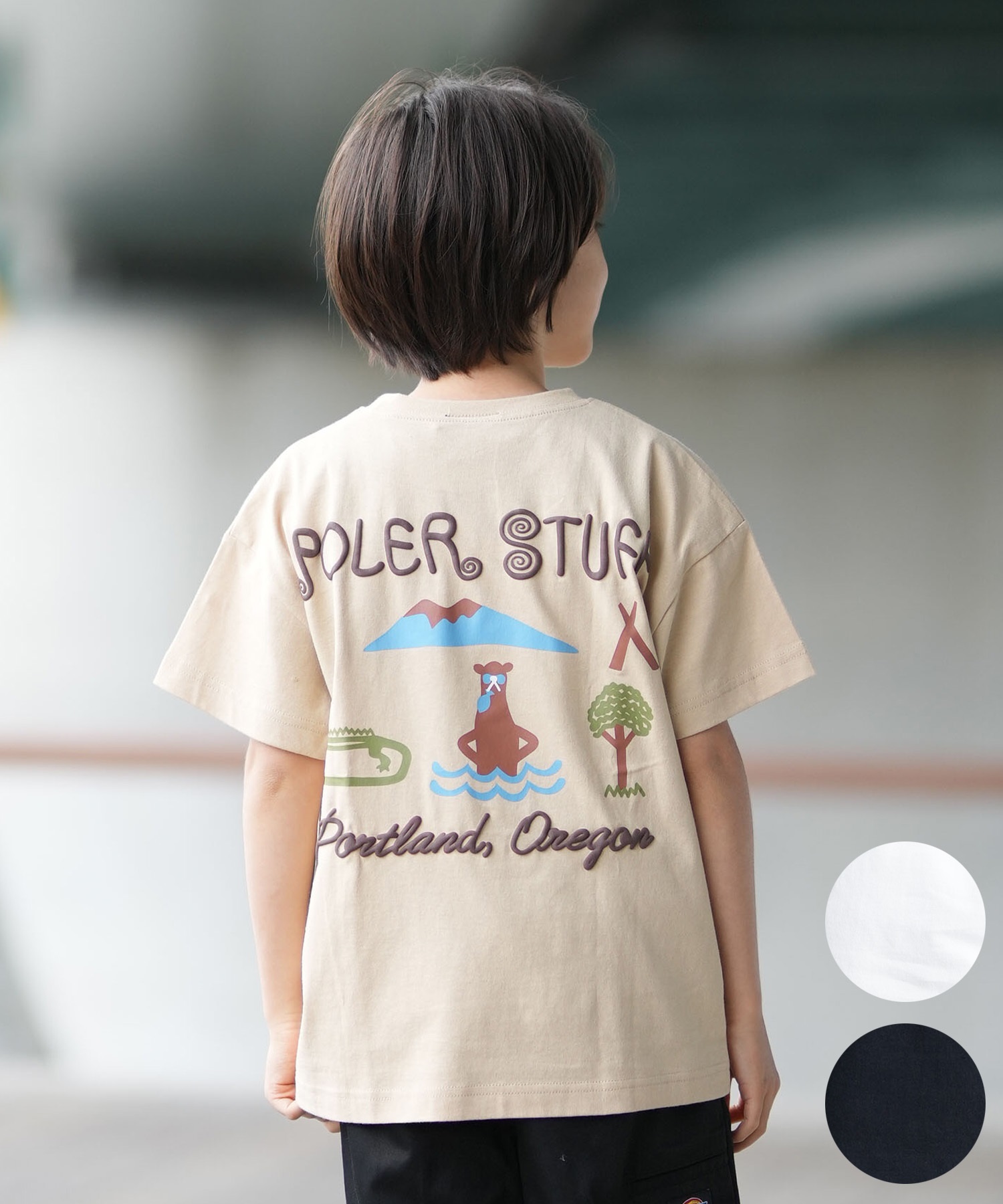 peterparker69 Tシャツ POLER ポーラー 半袖 Tシャツ キッズ ジュニア 子供 KIDS TOURIST TRAP