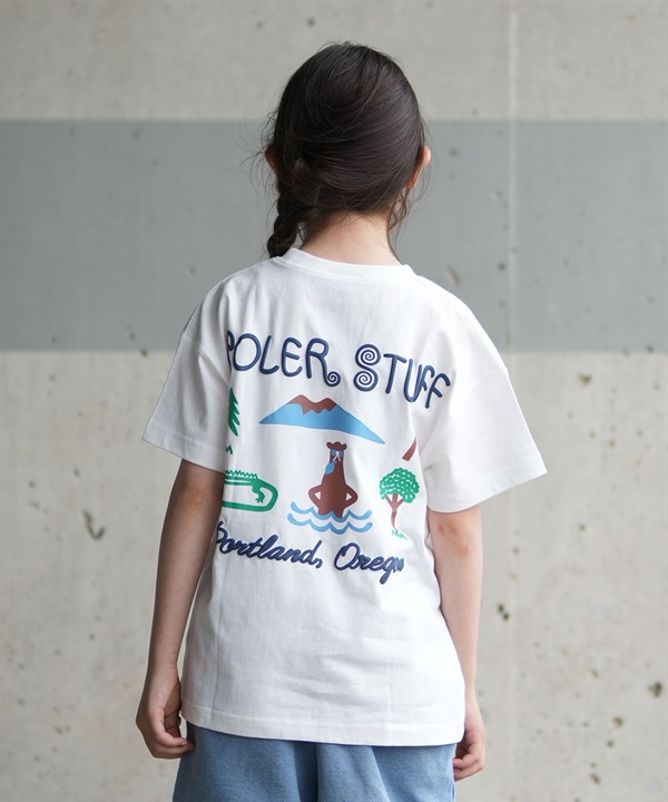POLER ポーラー 半袖 Tシャツ キッズ ジュニア 子供 KIDS TOURIST TRAP TEE 269MCV0016