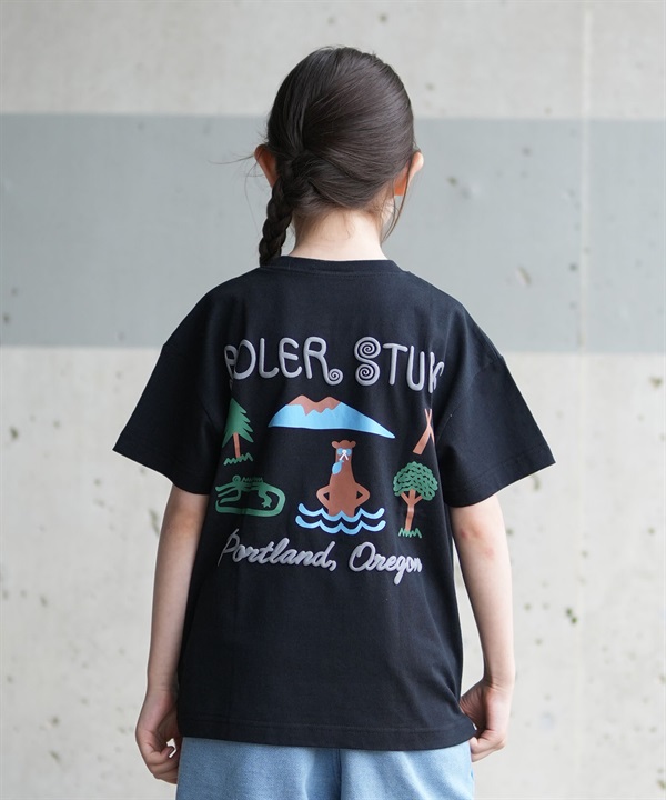 POLER ポーラー 半袖 Tシャツ キッズ ジュニア 子供 KIDS TOURIST TRAP TEE 269MCV0016