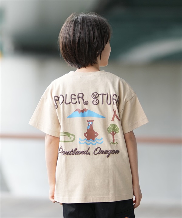 POLER ポーラー 半袖 Tシャツ キッズ ジュニア 子供 KIDS TOURIST TRAP TEE 269MCV0016