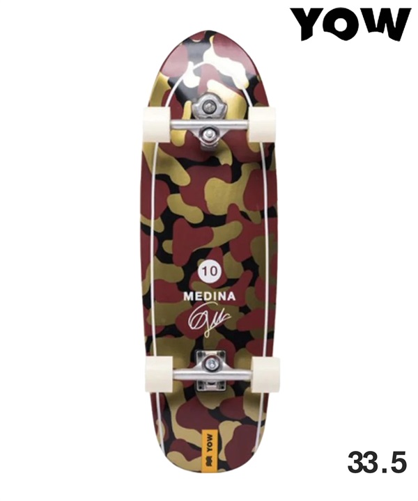 YOW ヤウ サーフ スケートボード コンプリート 33.5inch CAMO