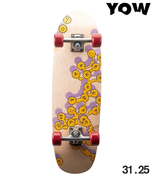 YOW ヤウ サーフ スケートボード コンプリート 31.25inch LUSTER EGG FRIENDS