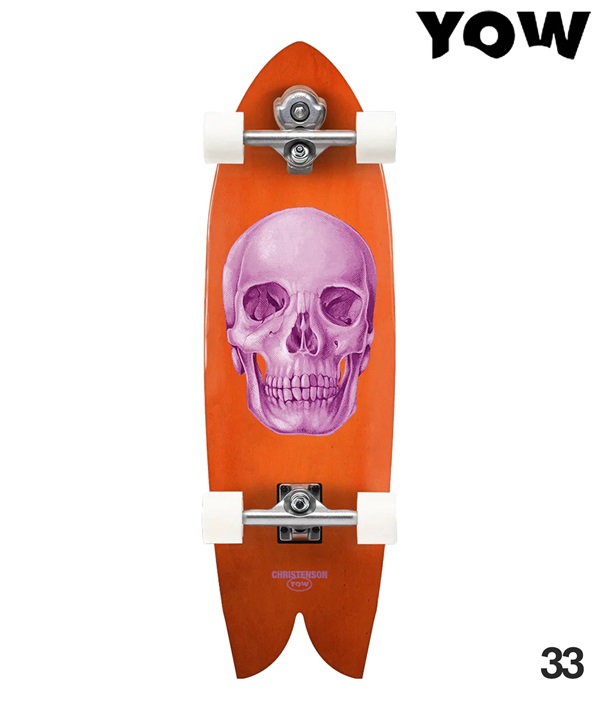 YOW ヤウ サーフ スケートボード コンプリート 33inch CHRISTENSON C-HAWK