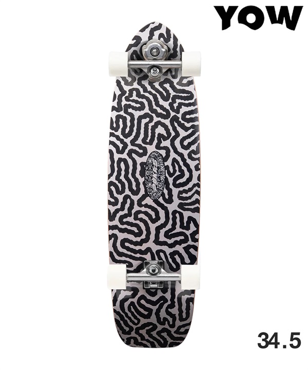 YOW ヤウ サーフ スケートボード コンプリート 34.5inch ANEMONE