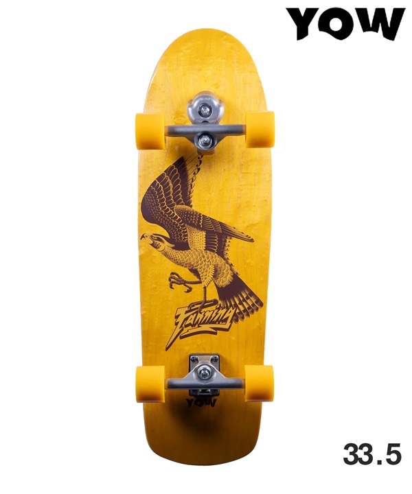YOW ヤウ サーフ スケートボード コンプリート 33.5inch FANNING FALCON PERFORMER