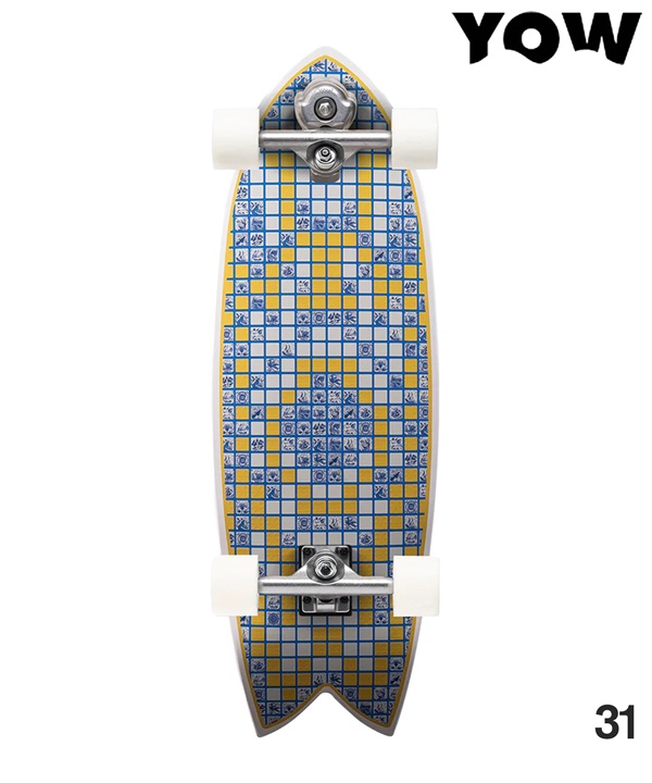 YOW ヤウ サーフ スケートボード コンプリート 31inch COXOS