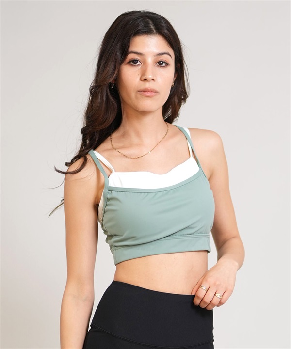 Ungrid アングリッド ブラトップ レディース レイヤード パット付き UVカット 水陸両用 セットアップ対応 560101 UT