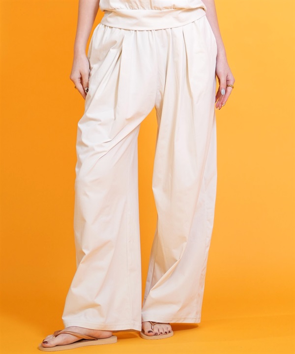 Ungrid アングリッド ロングパンツ レディース イージー ワイドパンツ 水陸両用 セットアップ対応 561501 UT