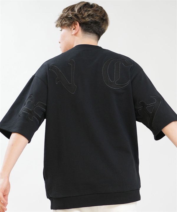 RVCA ルーカ トレーナー スウェット 半袖 Tシャツ メンズ BACK SIDE ARCH IRON SS BG041002