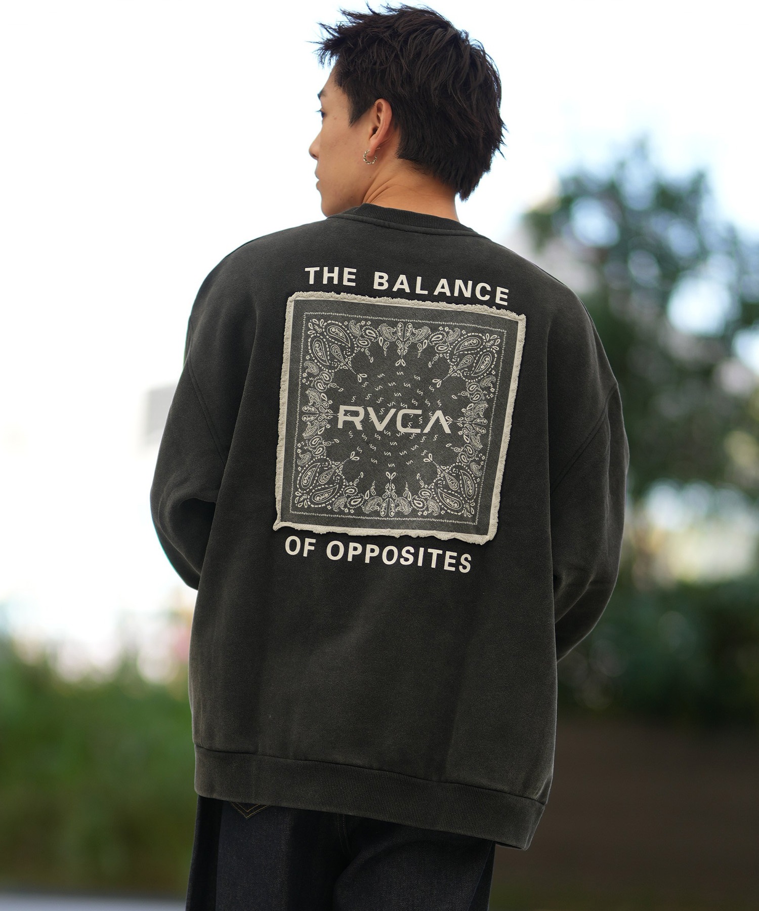 RVCA ルーカ トレーナー スウェット メンズ クルーネック BANDANA