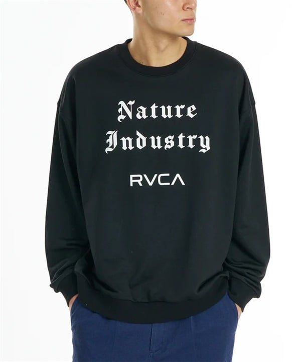 RVCA ルーカ トレーナー スウェット メンズ 撥水 NATURE INDUSTRY BG042016