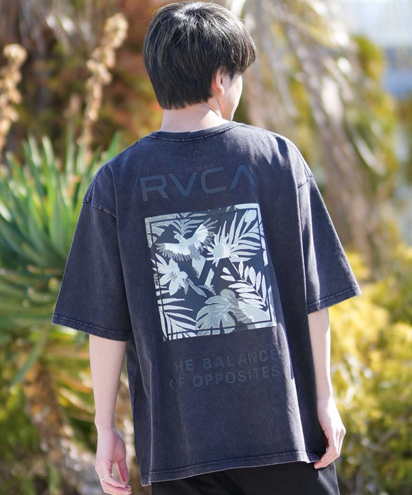 RVCA ルーカ 半袖 Tシャツ メンズ バックプリント PARADAISE BOX SS BG041201