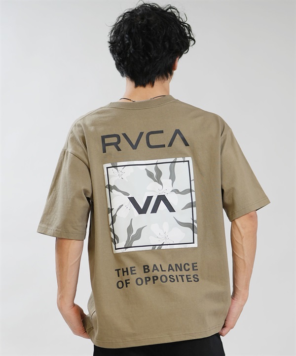 RVCA ルーカ 半袖 Tシャツ メンズ バックプリント PARADAISE BOX SS BG041201